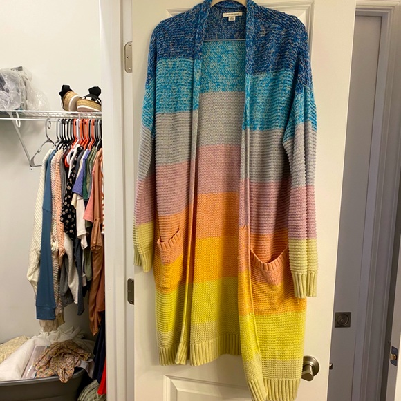American Eagle Outfitters Sweaters - AE Long 🌈 cardigan